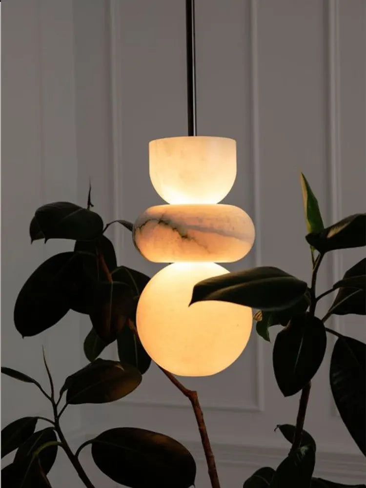 Suspension en Marbre Espagnol - Veinage Naturel Luxueux