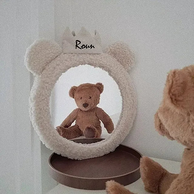 Miroir Décoratif Ourson Couronne