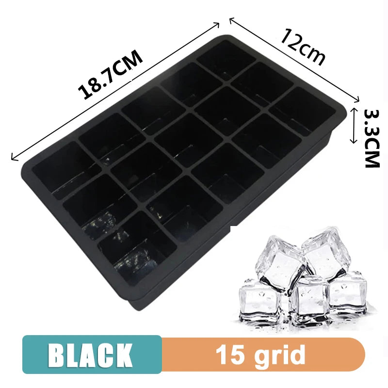 Grand Bac à Glaçons en Silicone Multi-Cavités