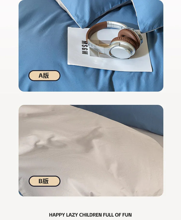 Parure de Lit en Coton Égyptien 3 Pièces