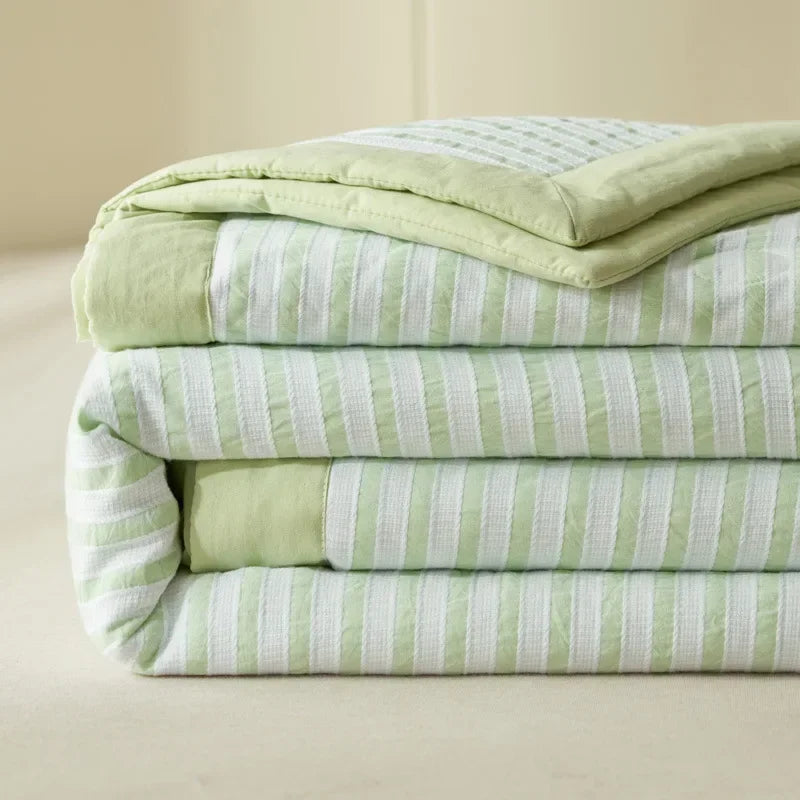 Couette d'Été Jacquard Coton Haut de Gamme Légère