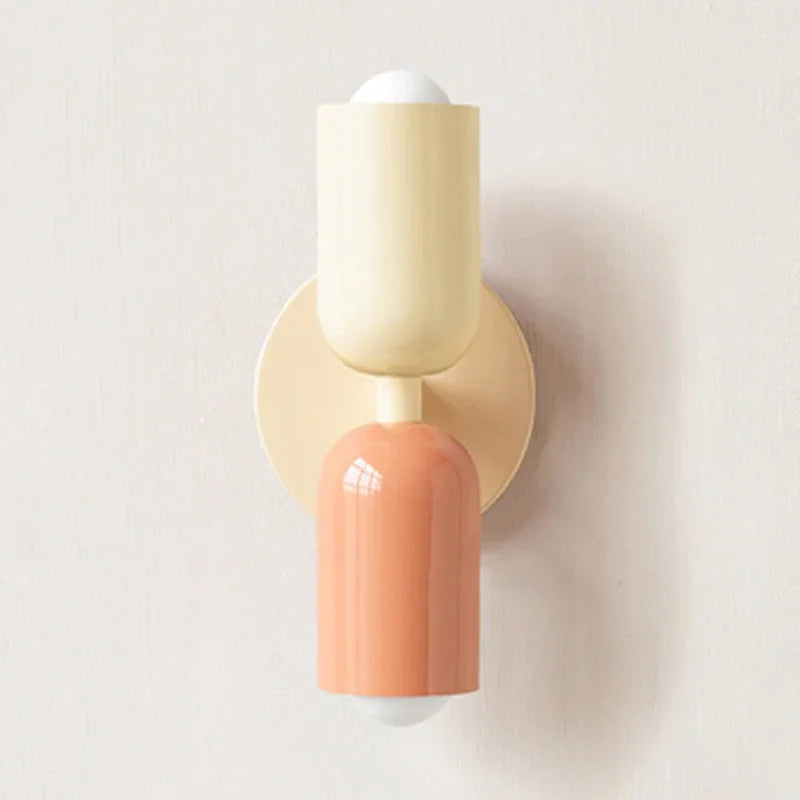 Applique Murale LED - Style Macaron Moderne