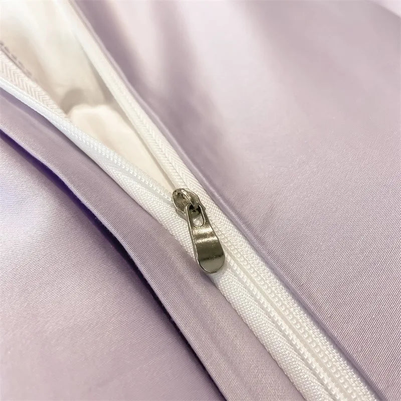 Parure de Lit Coton Égyptien 1000TC Ultra Douce 4 Pièces