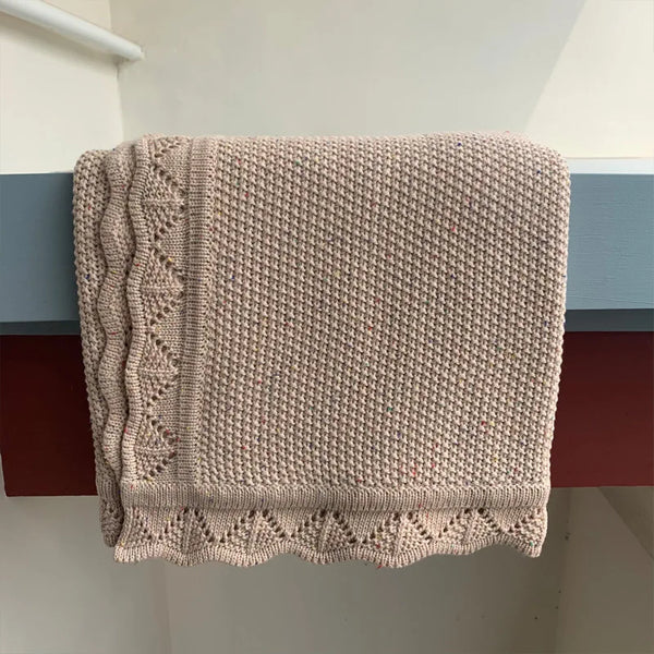 Couverture Bébé Tricotée Style Nordique