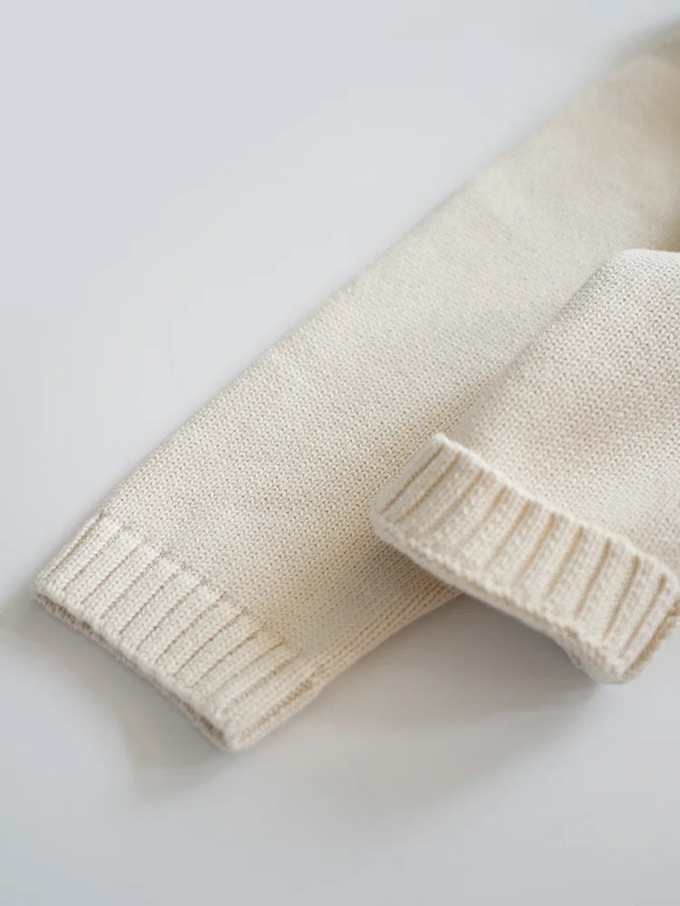 Cardigan Fille Brodé Motif Champignon