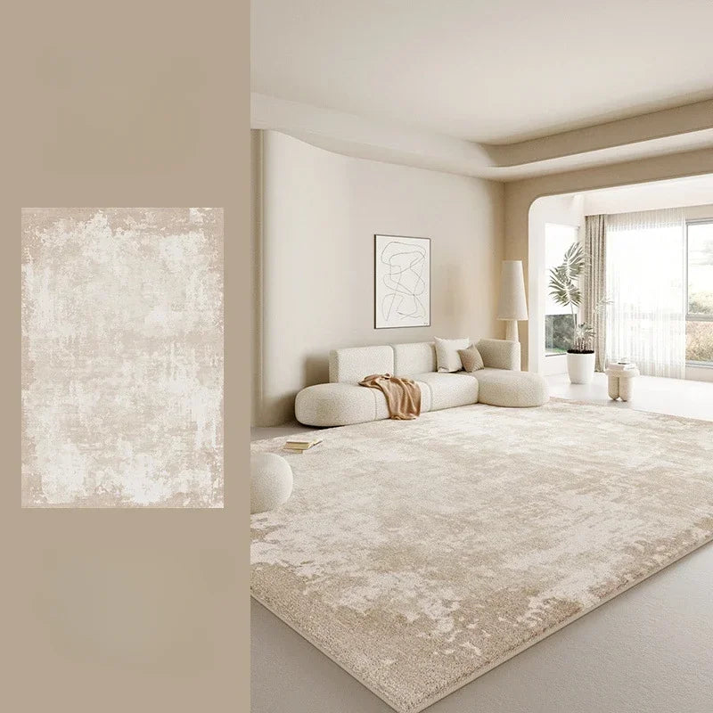 Tapis Léger Luxe Grande Surface Peluche Antidérapant