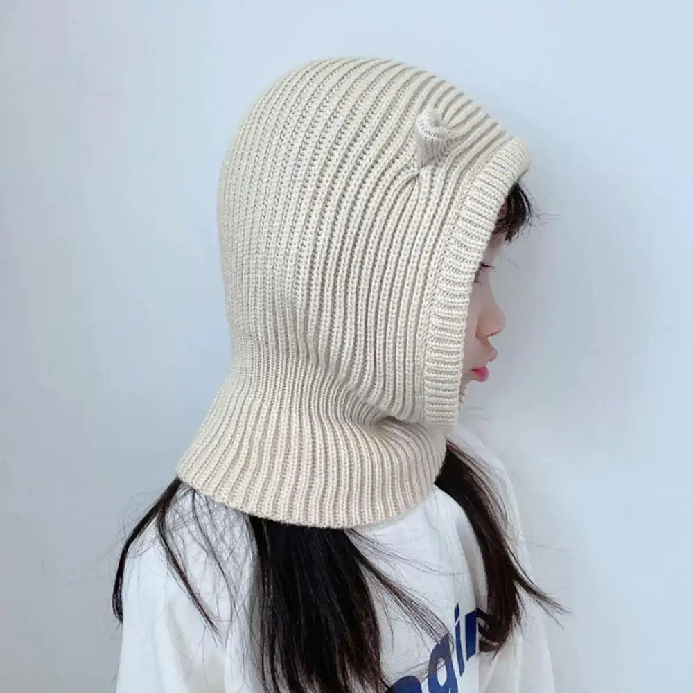 Cagoule Enfant Chaude Cache-Oreilles Hiver
