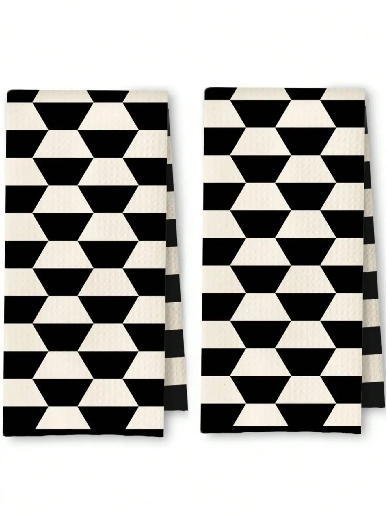 Serviettes Bohème Motif Abstrait - Coton, Style Rétro