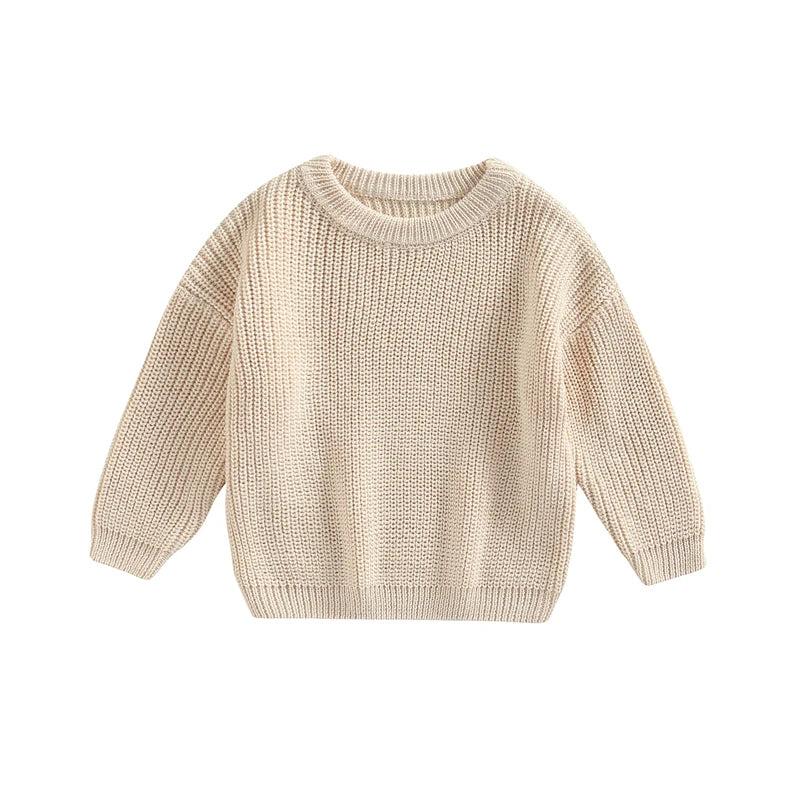 Pull Bébé Tricoté Manches Longues Automne