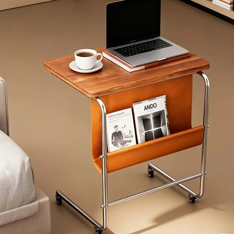 Table Pliante Mobile Multifonction - Hauteur Réglable