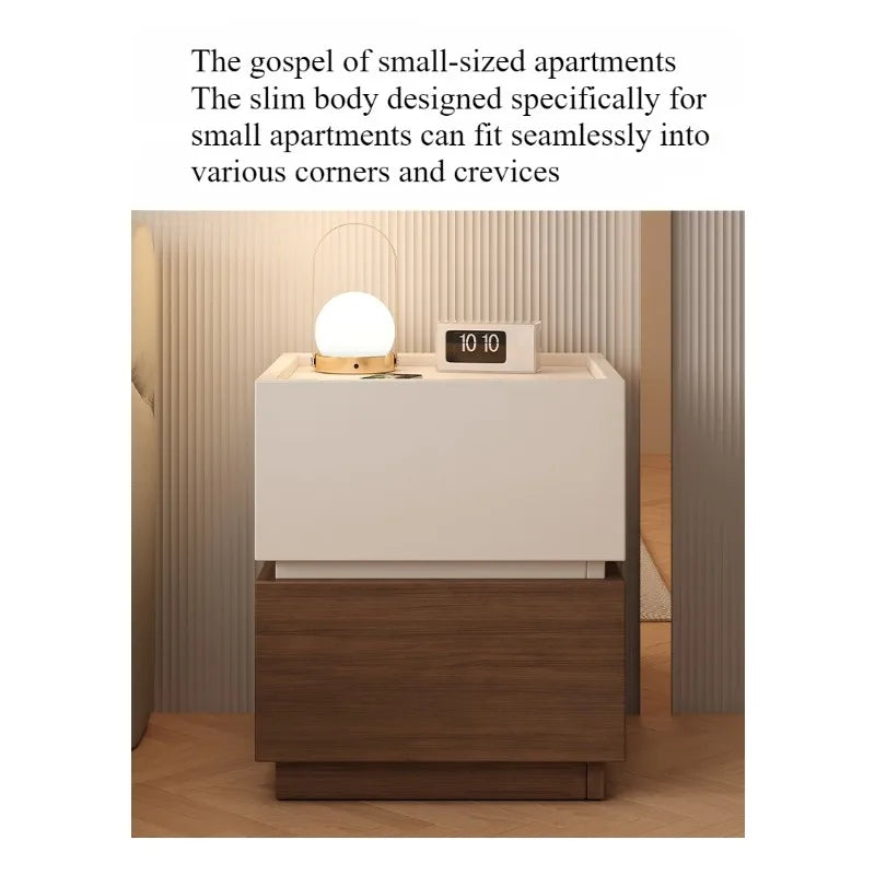 Table de Chevet Bois Minimaliste - Style Italien