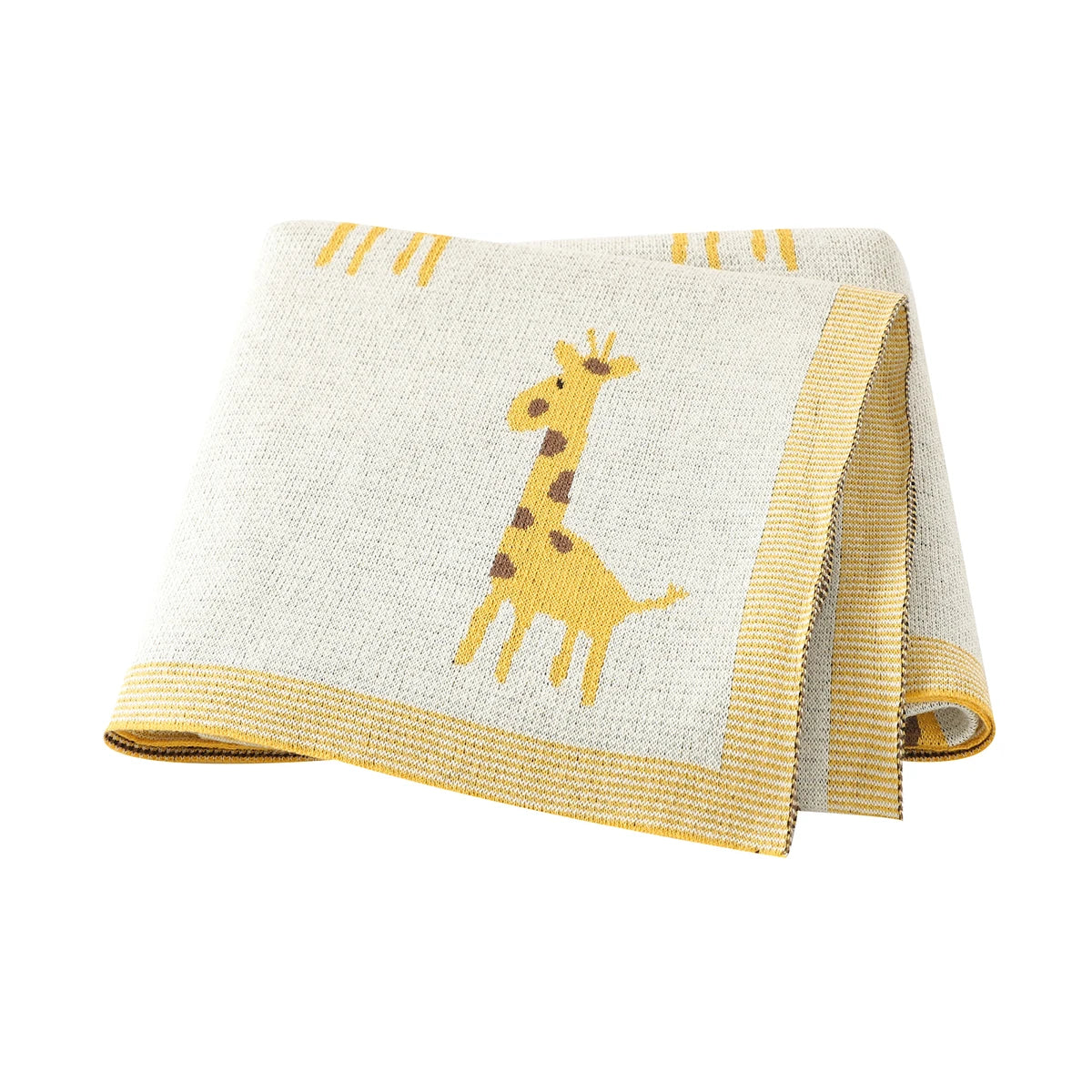 Couverture Bébé Tricotée en Coton Douce