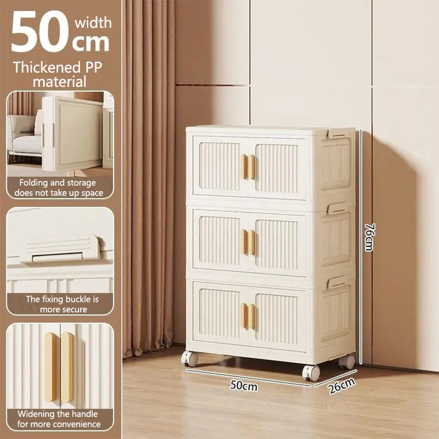 Armoire Pliable Enfant pour Vêtements et Jouets