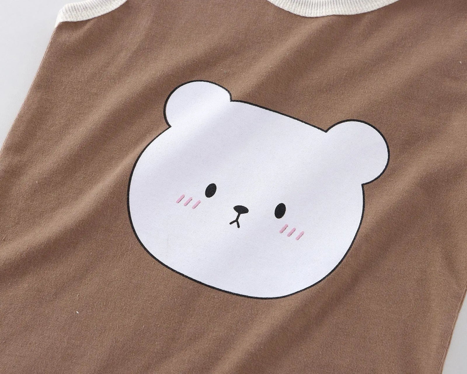 Ensemble T-Shirt et Short Motif Ourson