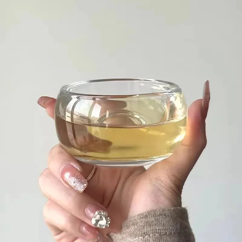 Tasse en Cristal Épaissie Haut de Gamme 100ml