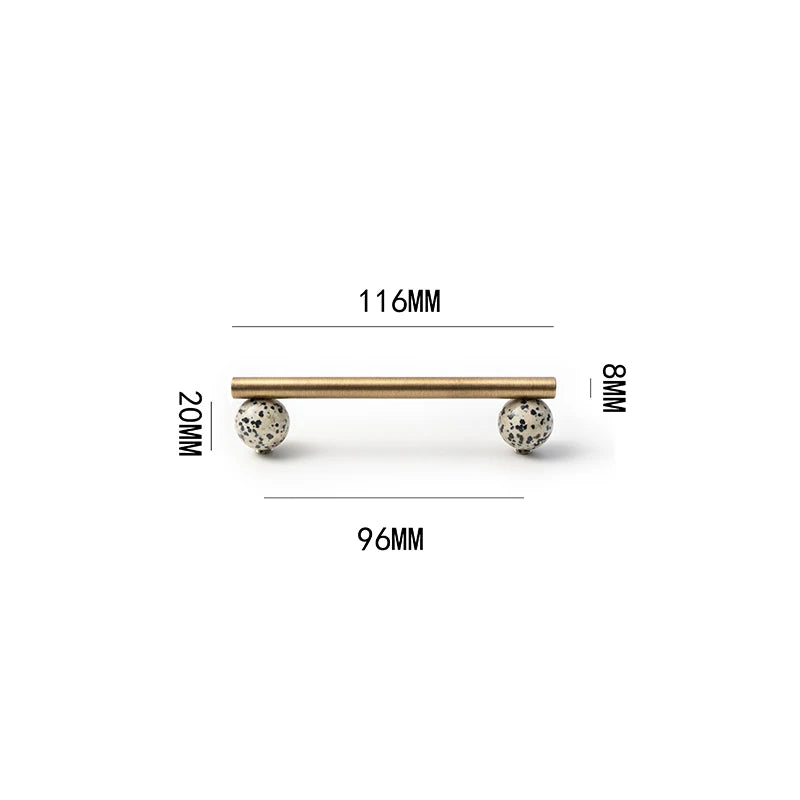 Stone & Bronze Handle – Nordic Art Knob