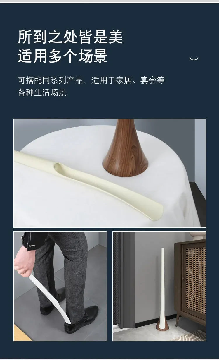 Chausse-Pied Extra-Long en Bois Naturel