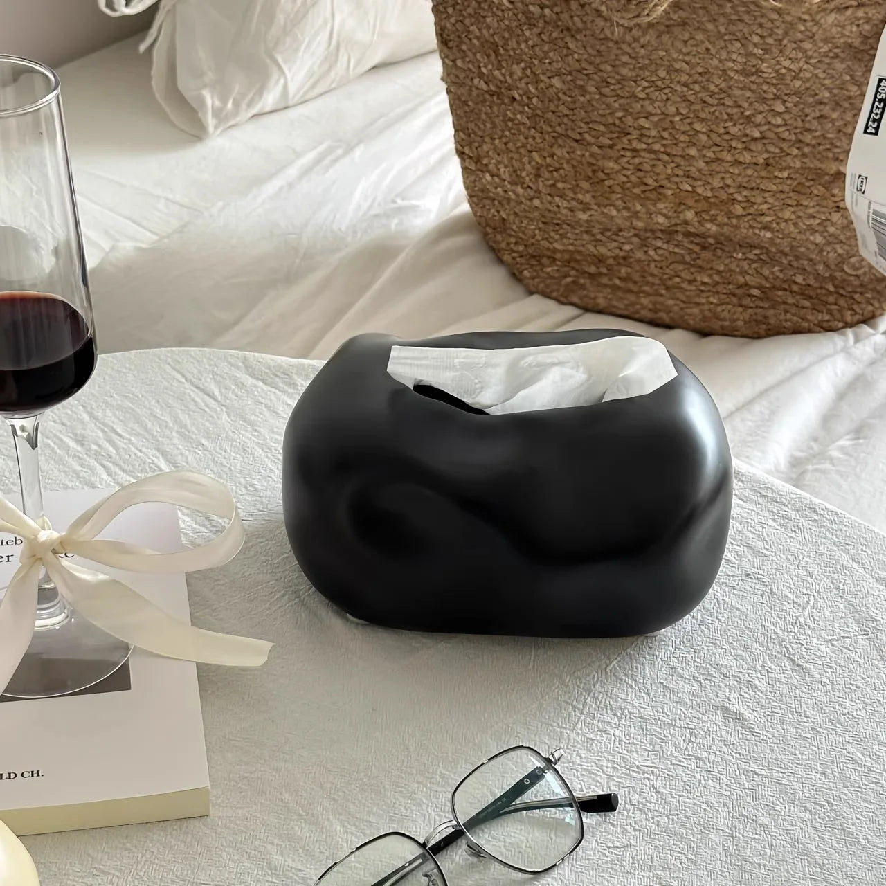 Boîte à Mouchoirs en Céramique Nordique Haut de Gamme