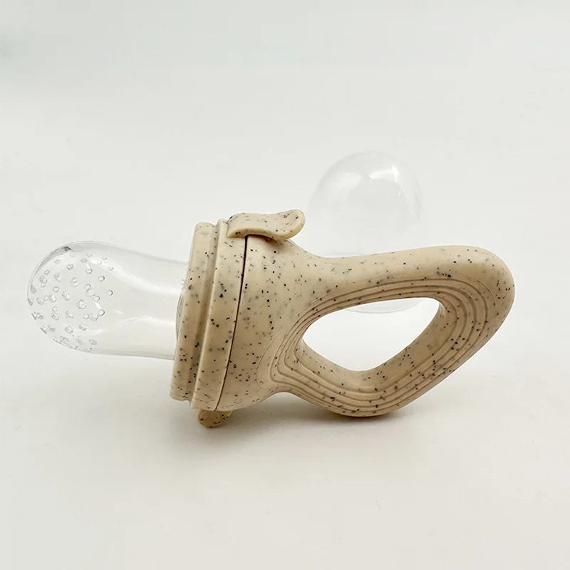 Grignoteuse en Silicone pour Bébé avec Couvercle