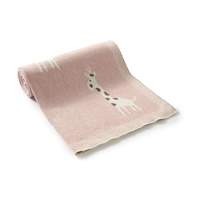 Couverture Bébé Tricotée en Coton Douce