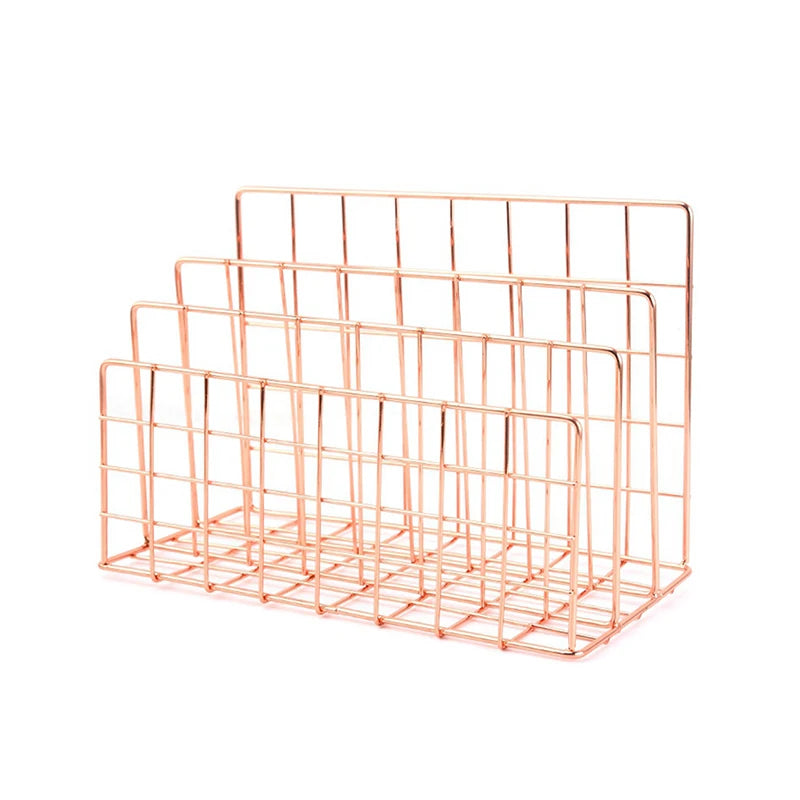 Porte-Documents Métal - Rangement Bureau Design