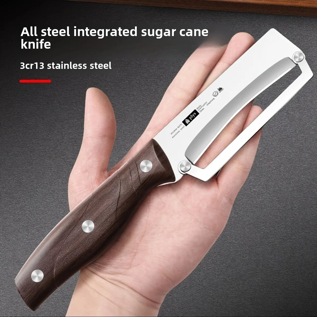Éplucheur Inox Manche en Bois pour Fruits et Légumes