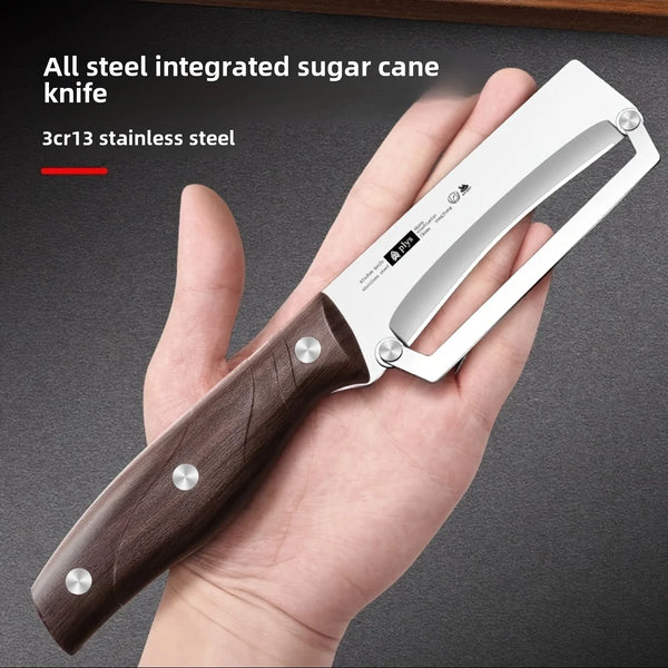 Éplucheur Inox Manche en Bois pour Fruits et Légumes