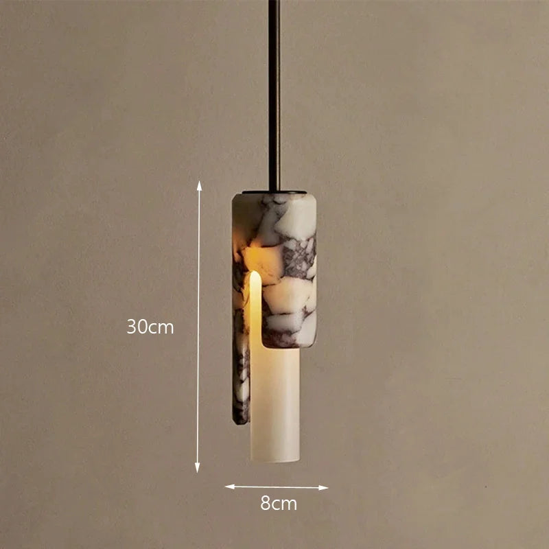 Suspension Cylindrique Marbre Espagnol Chevet Cuisine