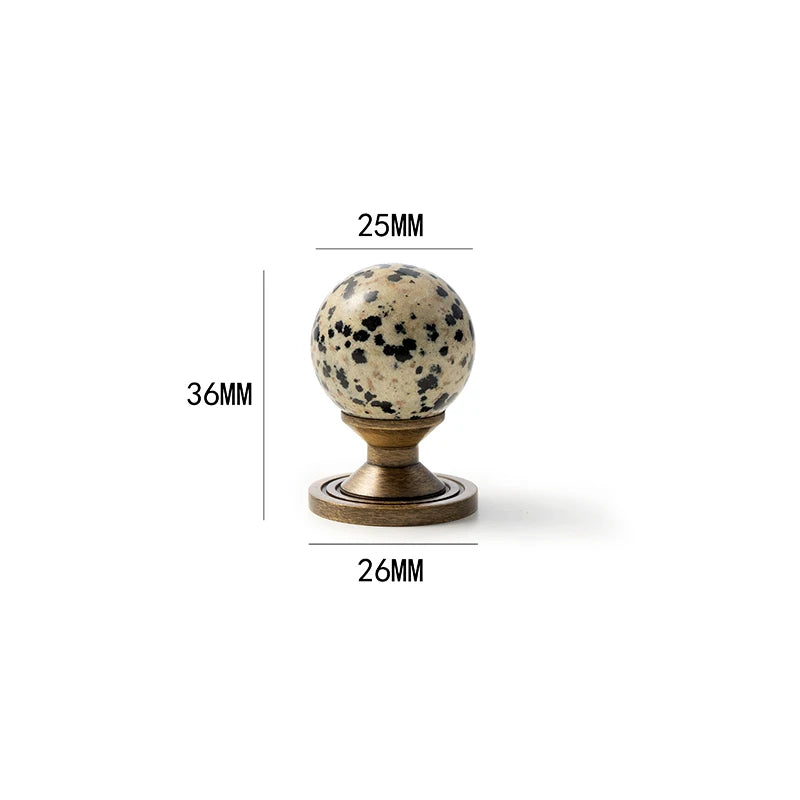 Stone & Bronze Handle – Nordic Art Knob