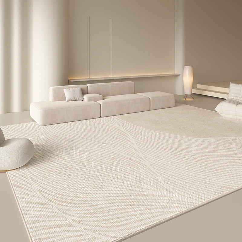 Tapis Style Japonais Minimaliste Peluche Douce Antidérapant