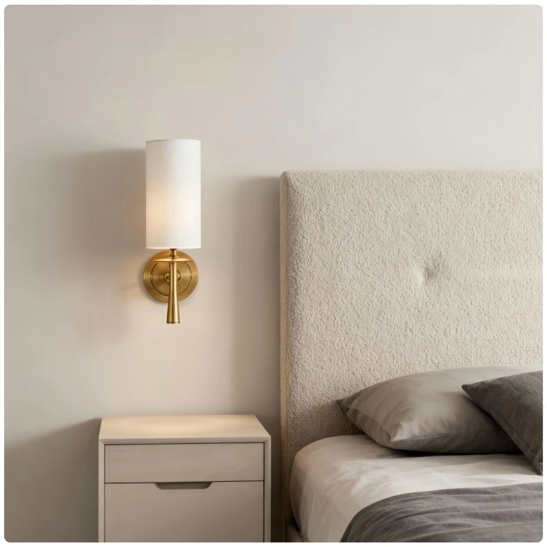 Applique Murale Cylindrique Haute Style Classique Chaleureux