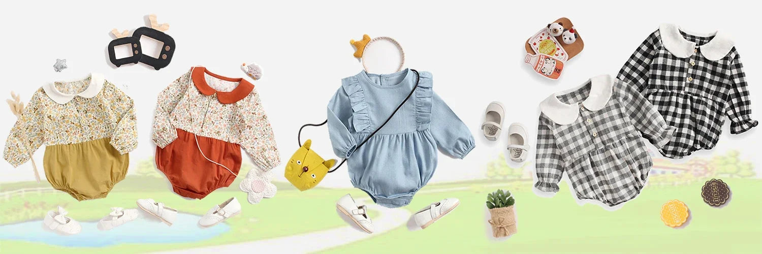 Body Bébé Fille Motif Fleurs Été
