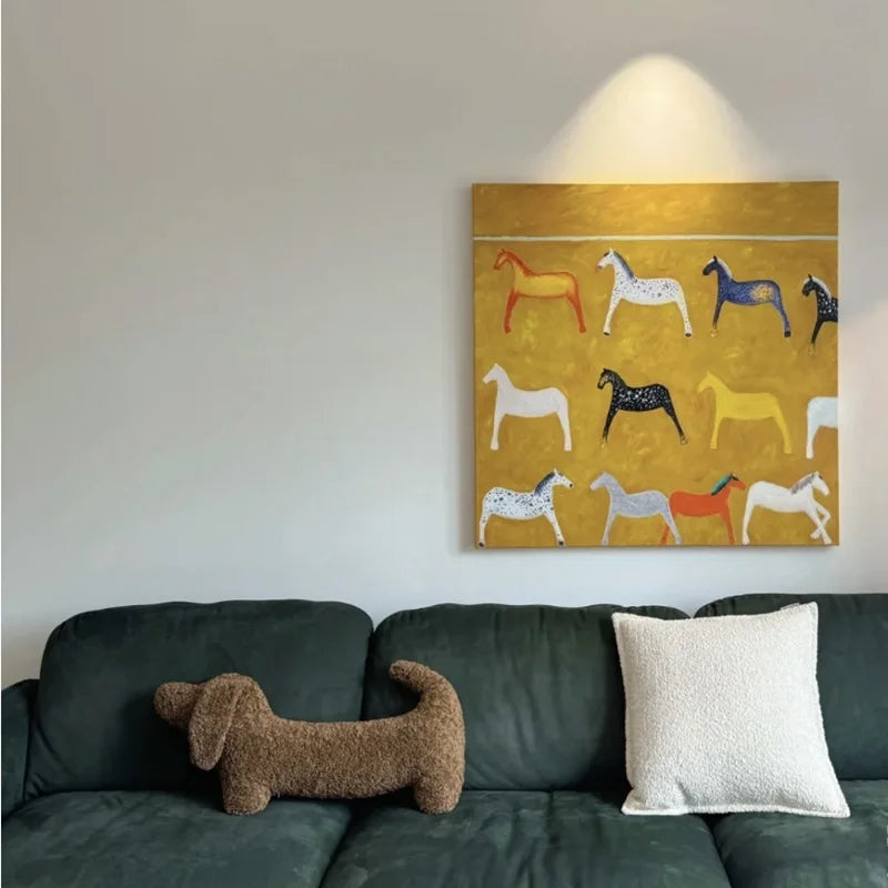 Coussin Teckel Cartoon - Oreiller Saucisse Décoratif