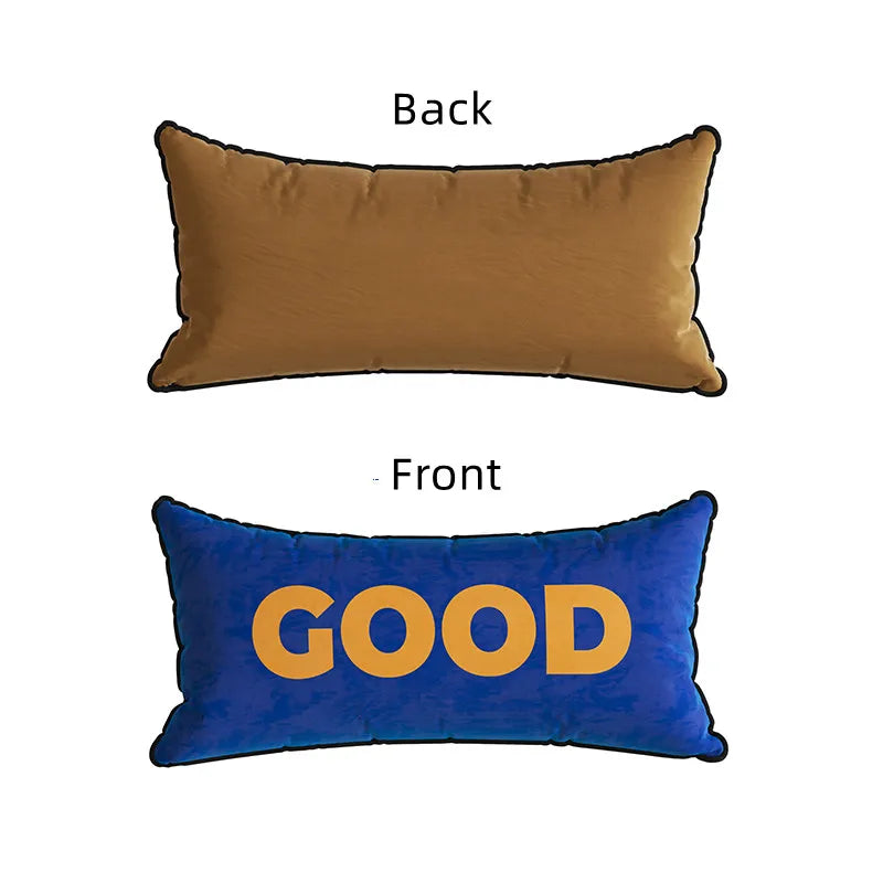 Striped Velvet Cushion Cover – Rectangle Throw Pillowcase, 30x70cm