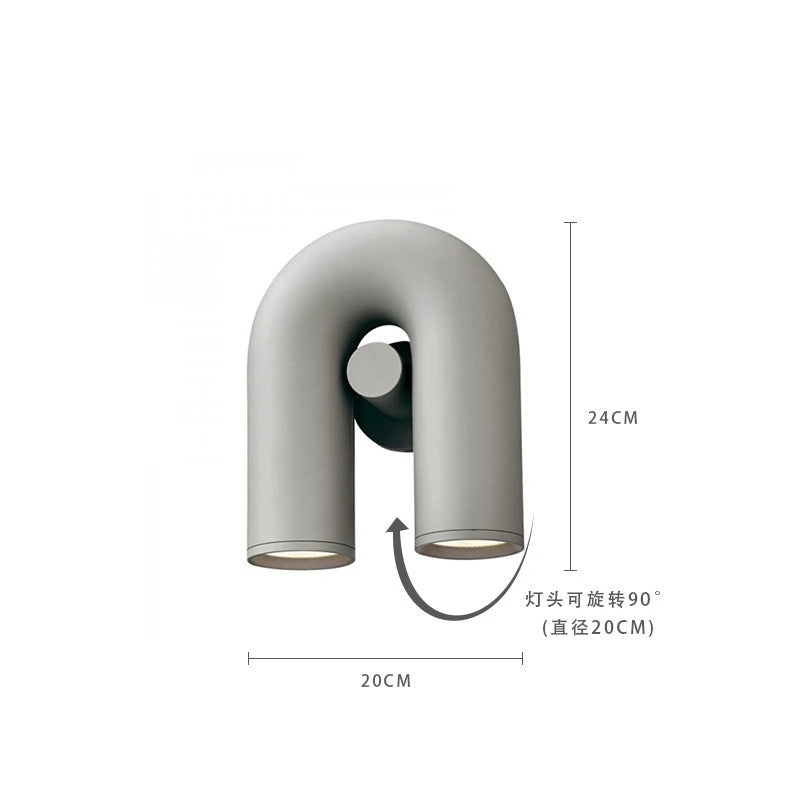 Applique Murale LED en U - Design Italien