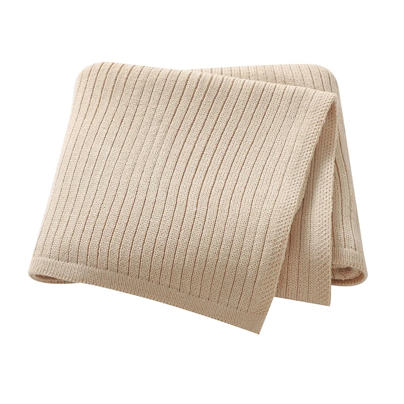Couverture Bébé Alvéolée Ultra-Douce pour Poussette