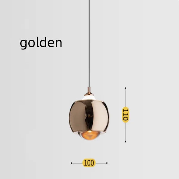 Suspension Luminaire Sphérique Style Nordique Chevet