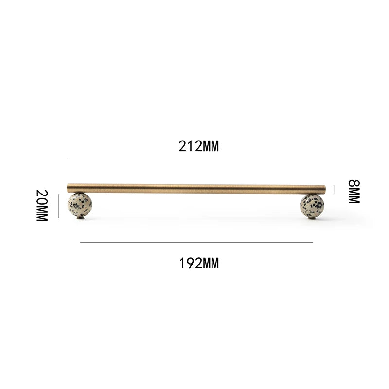 Stone & Bronze Handle – Nordic Art Knob