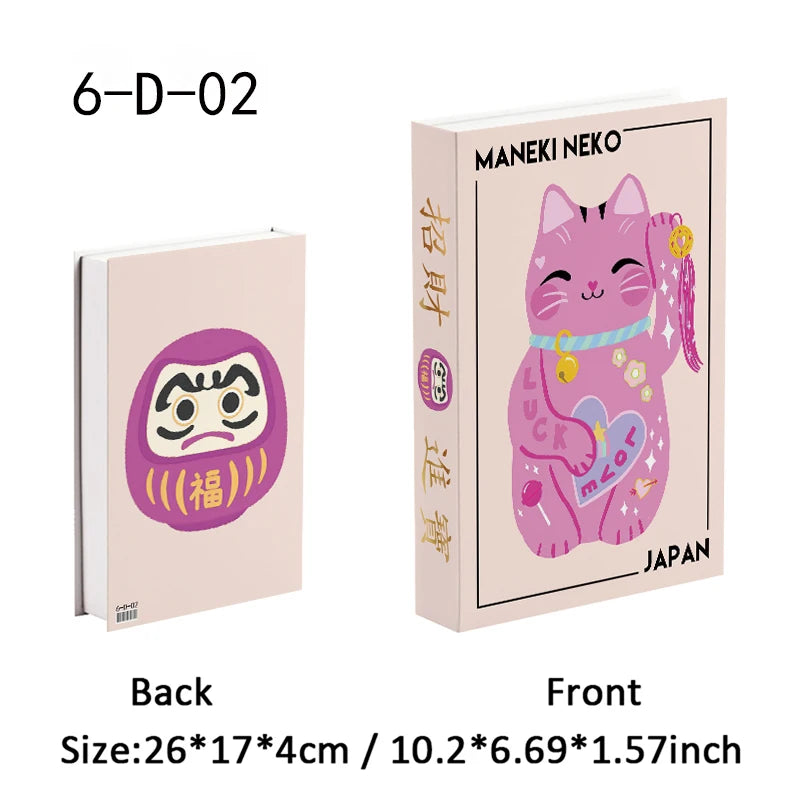 Boîte de Rangement Livre Factice Design Fashion Nordique