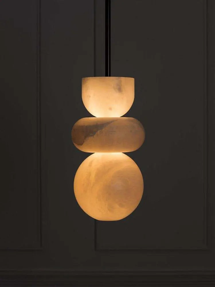 Suspension en Marbre Espagnol - Veinage Naturel Luxueux
