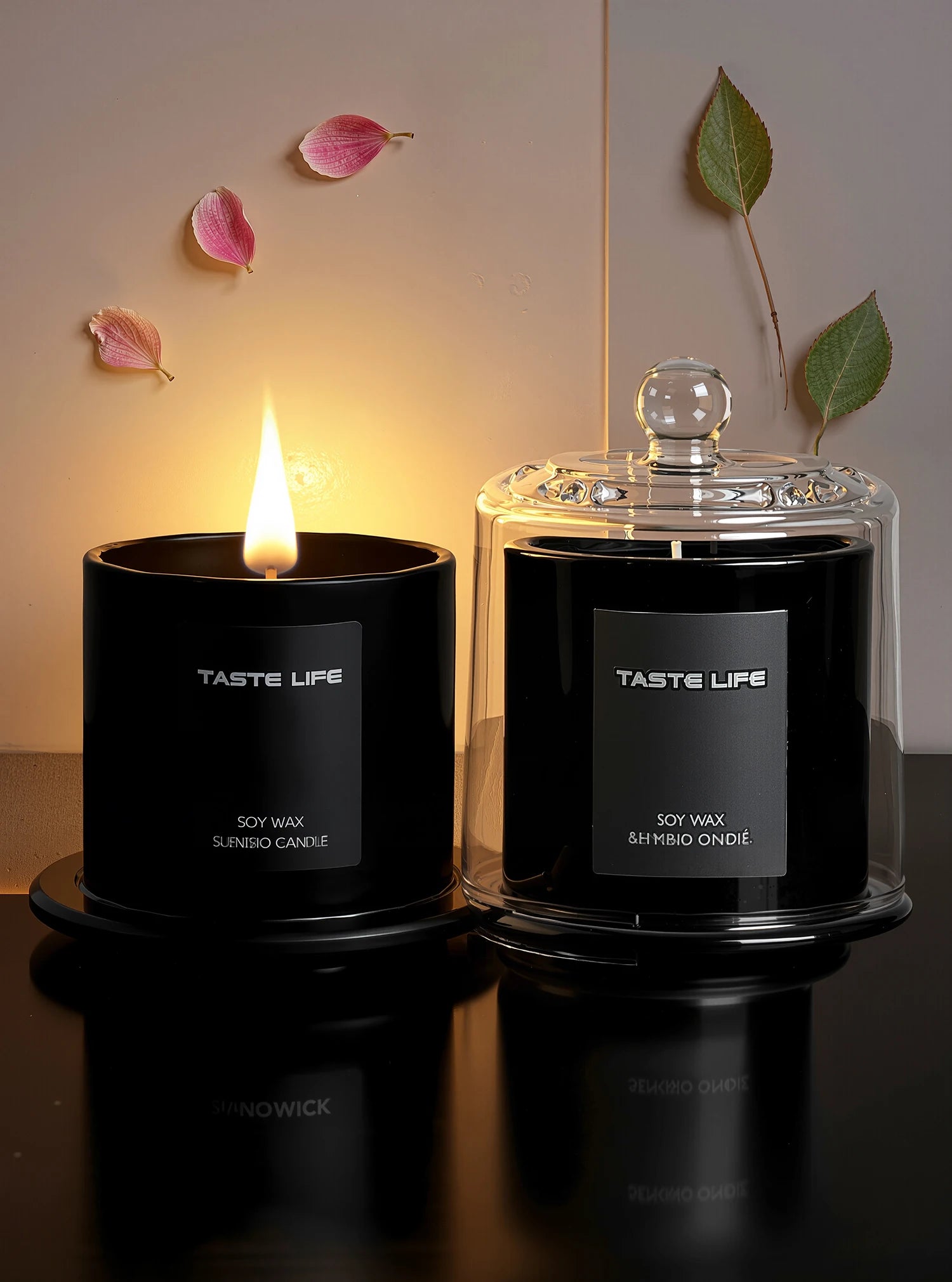 Bougie Parfumée sous Cloche en Verre