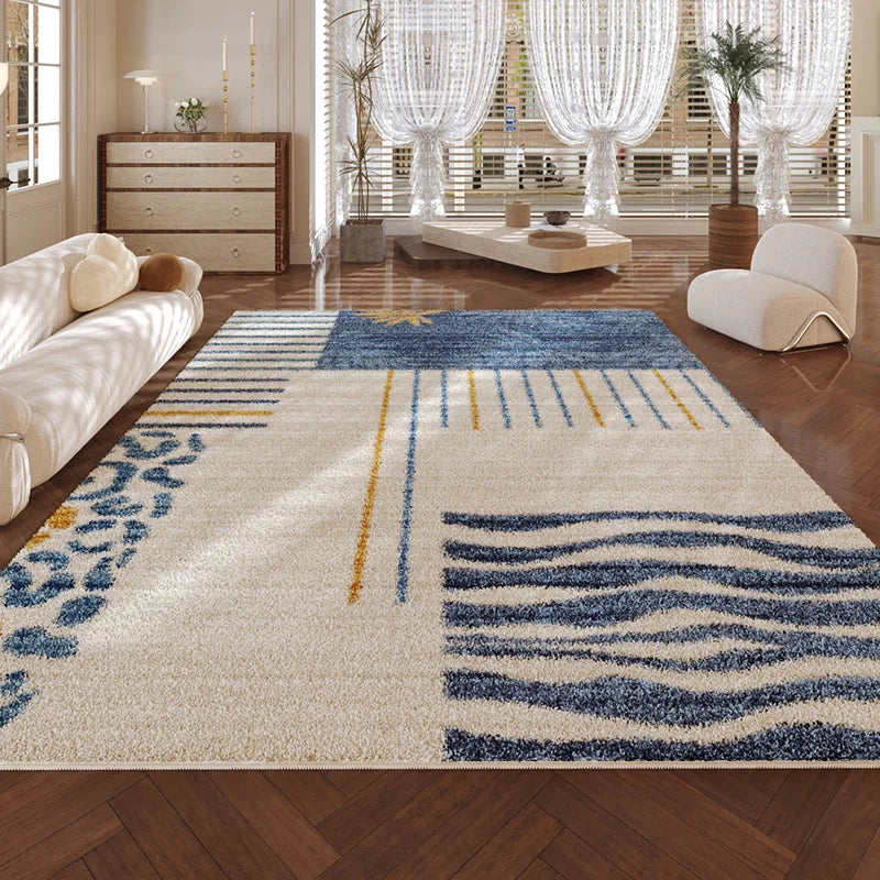 Tapis Chaud Rétro Antidérapant Lavable Salon