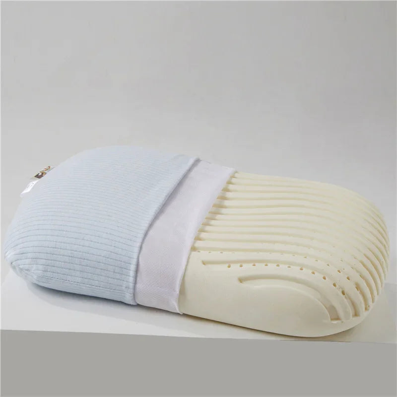 Oreiller en Latex Naturel - Soutien Cervical Anti-Ronflement