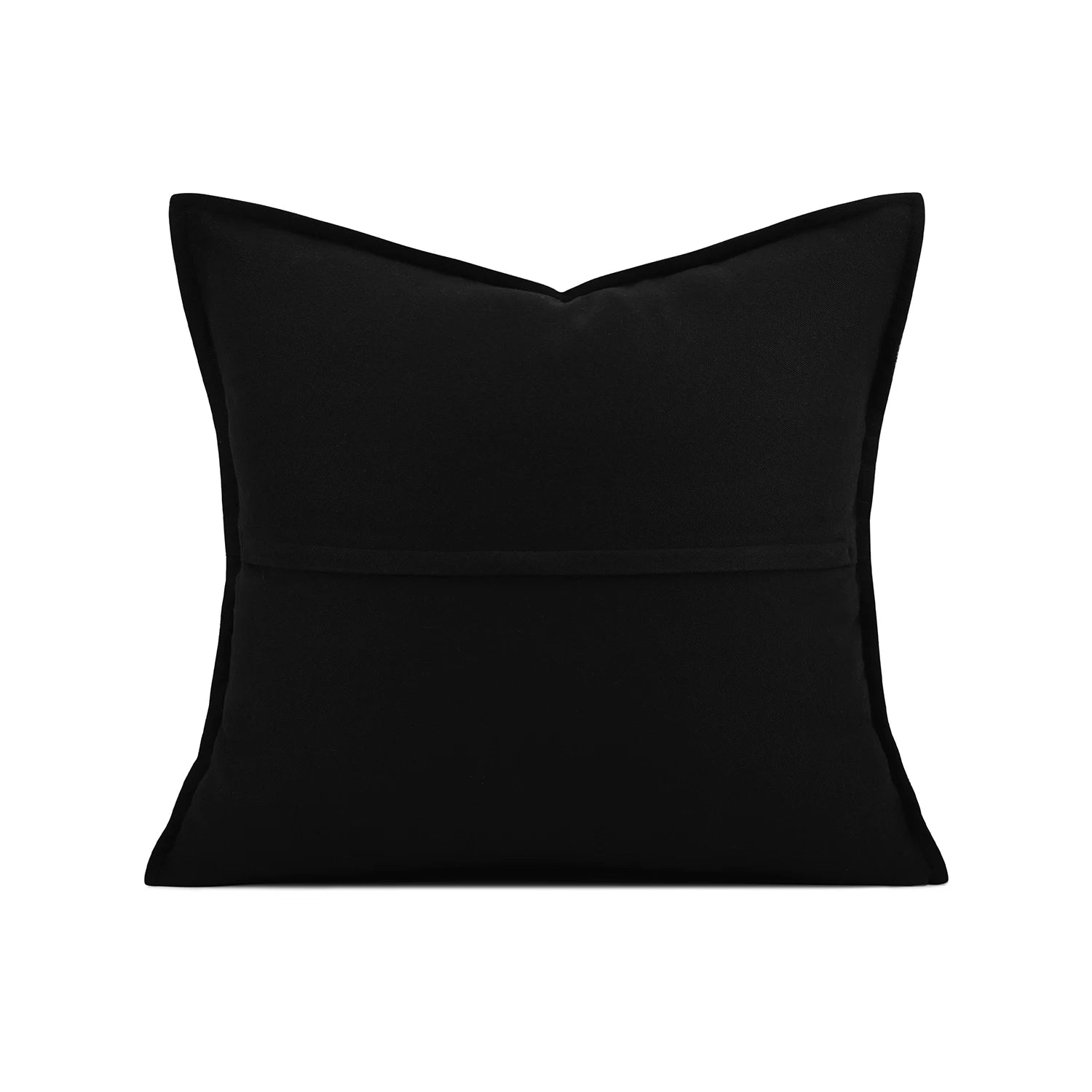 Housse de Coussin Velours Importé Noir Café et Doré Luxe Villa