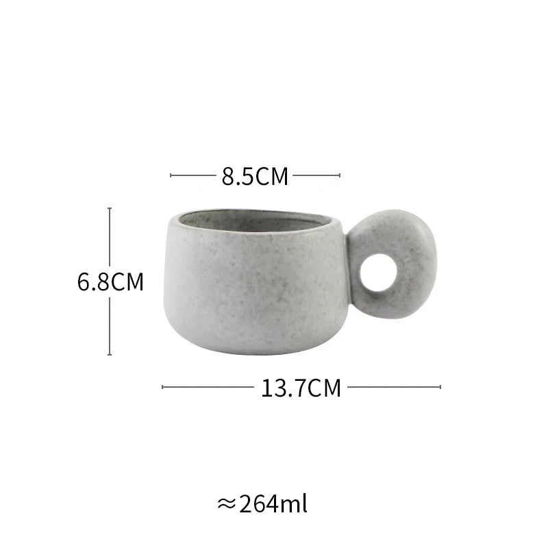 Tasse en Grès Japonais Rétro 300ml et 600ml