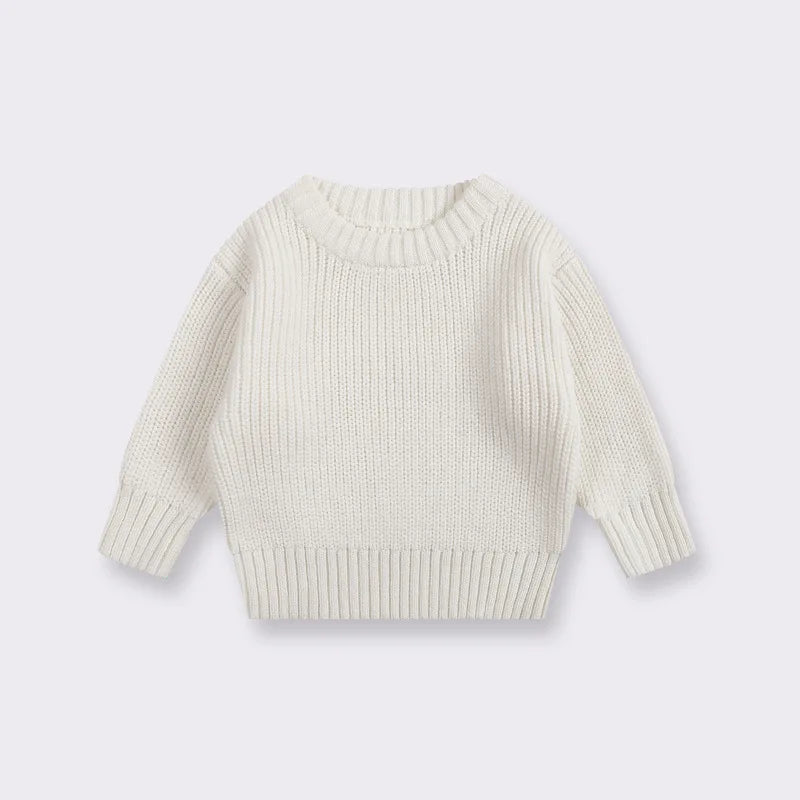 Pull Bébé Tricoté Épais Hiver