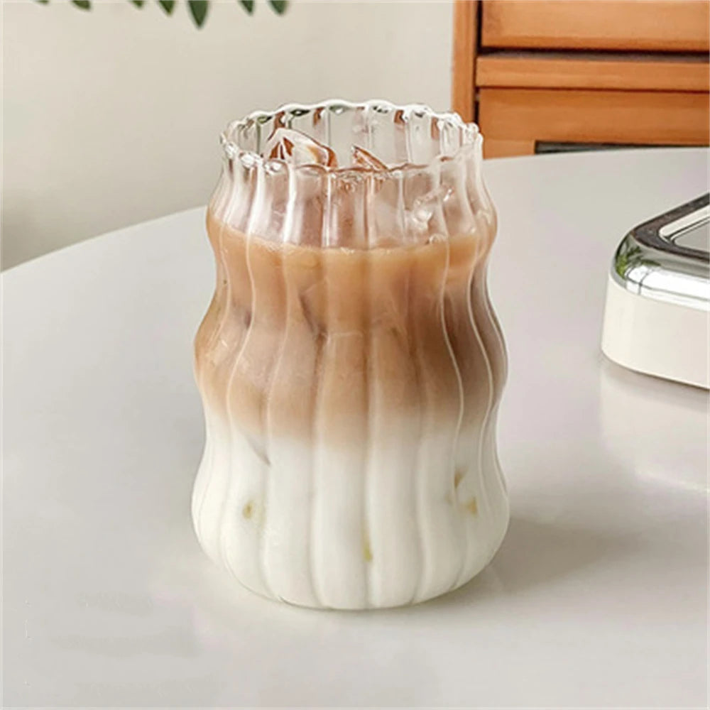Verre à Rayures Résistant à la Chaleur 530ml