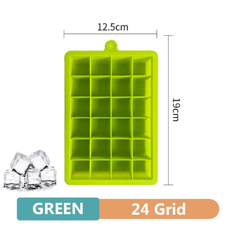 Grand Bac à Glaçons en Silicone Multi-Cavités
