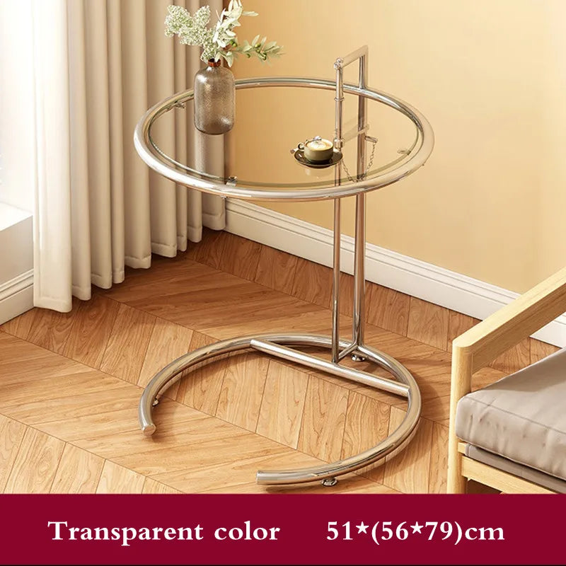 Table Basse Relevable en Verre - Design Marocain Moderne