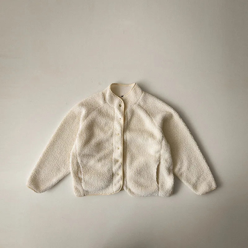Manteau Enfant Matelassé Uni Style Coréen